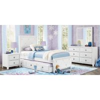 Disney Frozen Ice White 5 Pc Twin Panel Bedroom