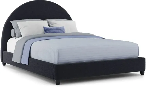 Kids Moonstone Navy Queen Upholstered Bed