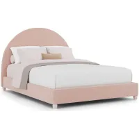 Kids Moonstone Pink 3 Pc Queen Upholstered Bed