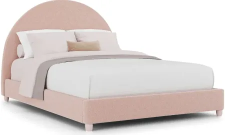 Kids Moonstone Pink 3 Pc Queen Upholstered Bed