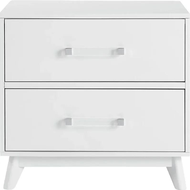 Norbury White Nightstand