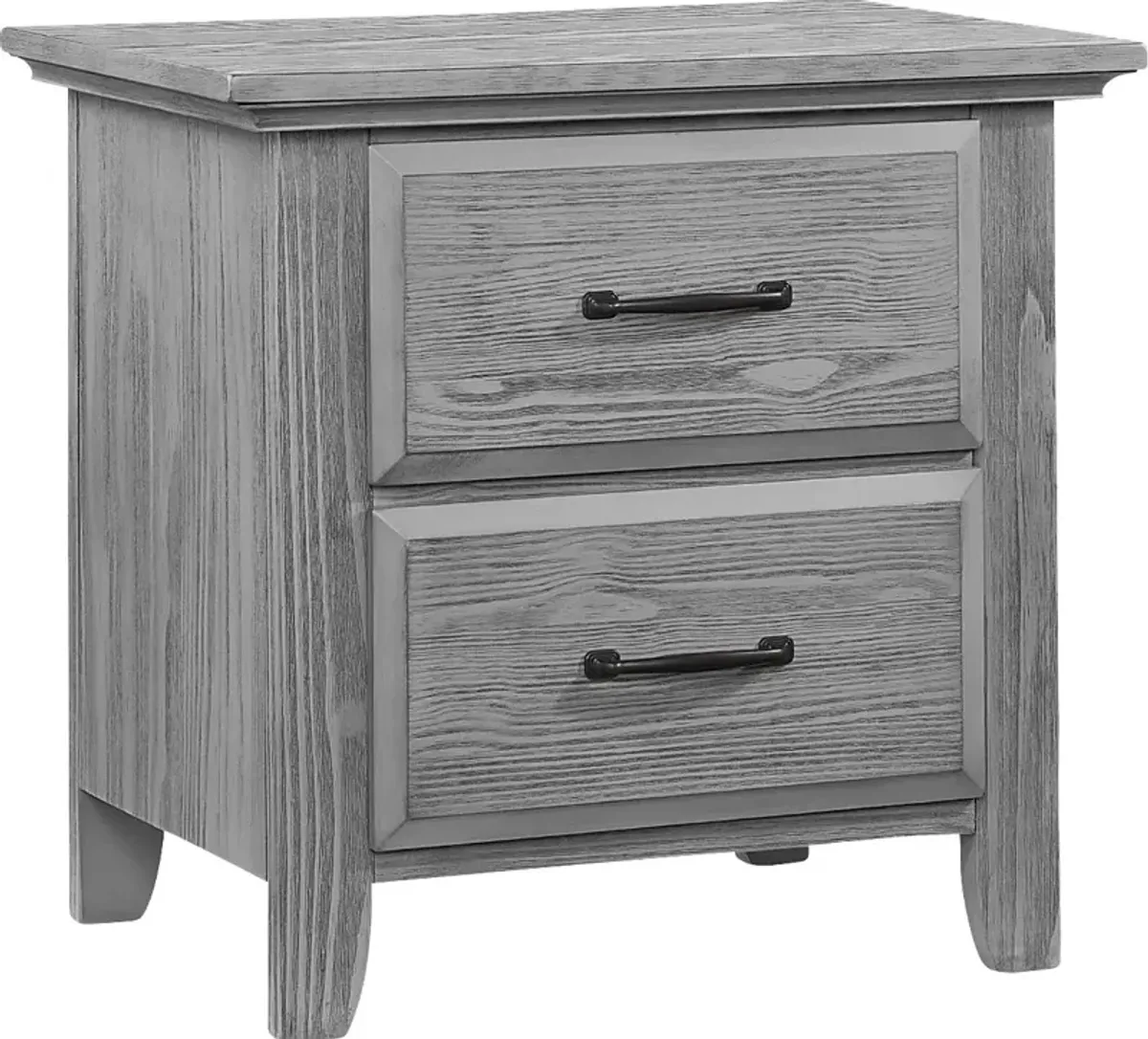 Hillford Gray Nightstand