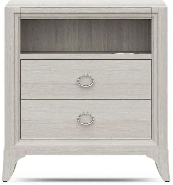 Kids Vivien Wirebrush Gray Nightstand
