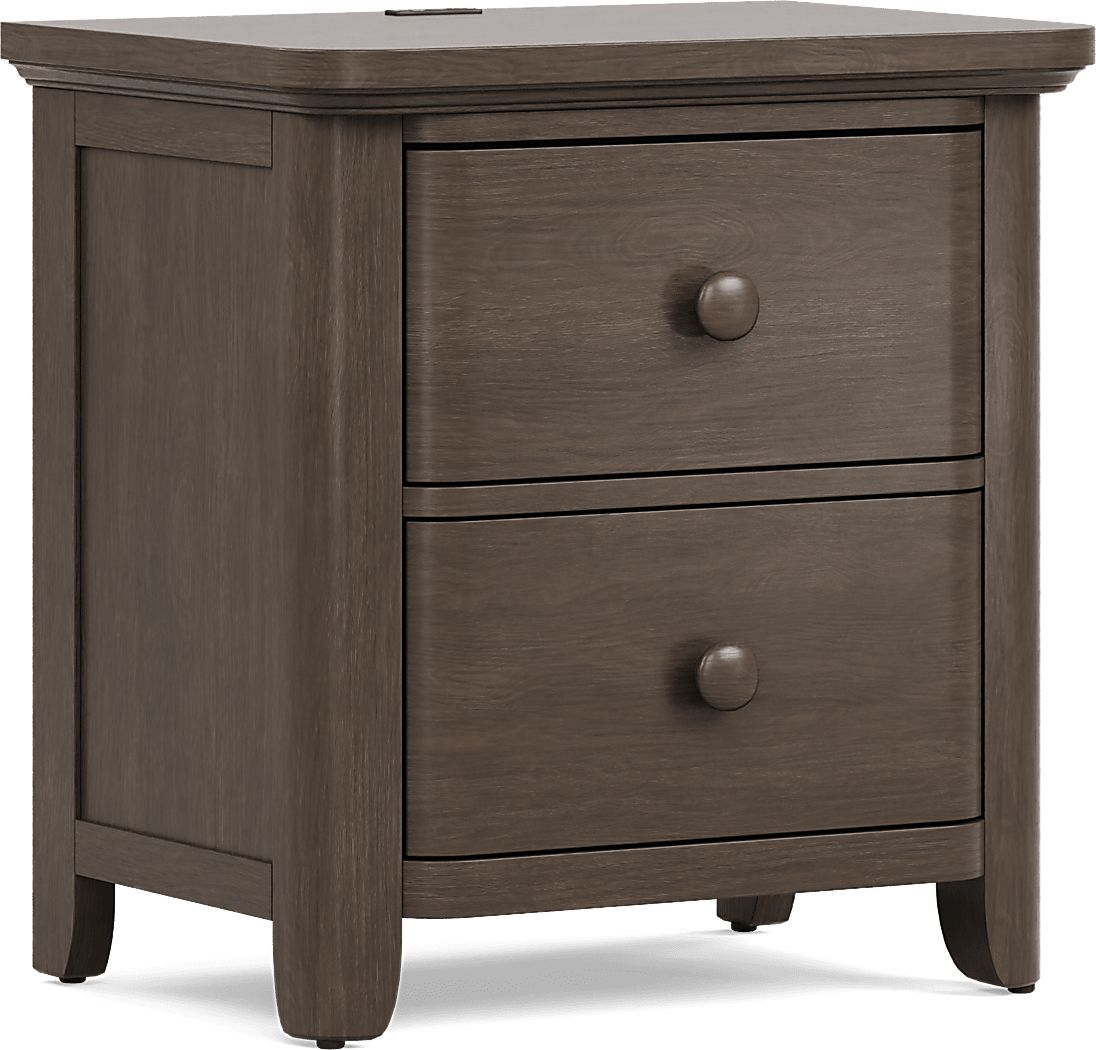 Kids South Bend Brown Cherry Nightstand