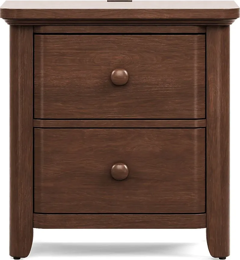 Kids South Bend Brown Cherry Nightstand