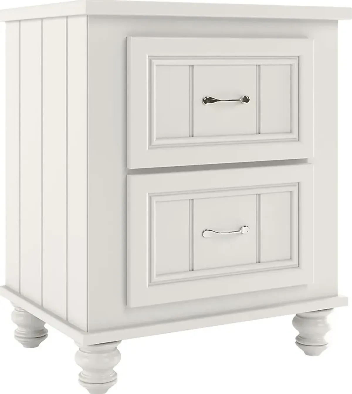 Kids Cottage Colors White Nightstand