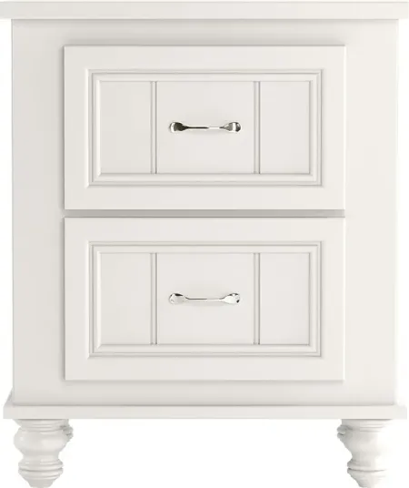 Kids Cottage Colors White Nightstand
