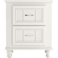 Kids Cottage Colors White Nightstand