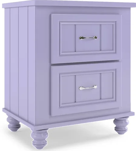 Kids Cottage Colors Lavender Nightstand