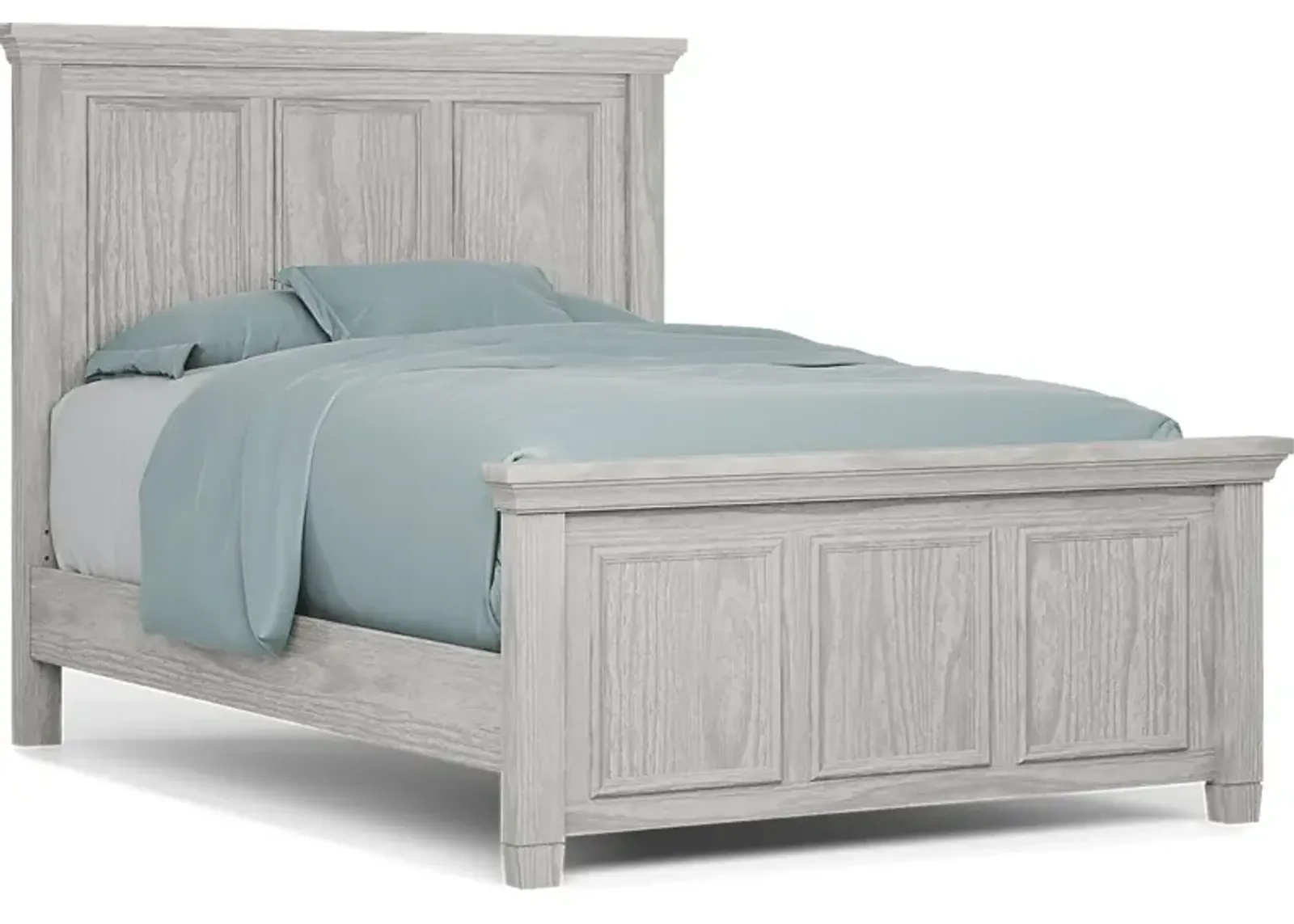 Kids Canyon Lake Ash Gray 3 Pc Full Panel Bed