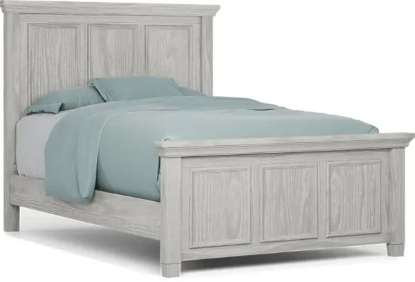 Kids Canyon Lake Ash Gray Full Panel Bed