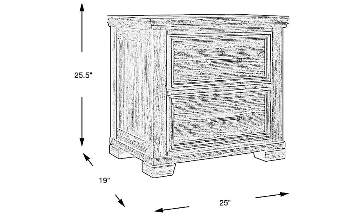 Kids Canyon Lake Java Nightstand