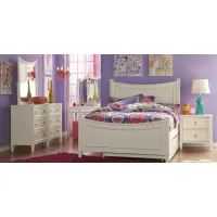 Kids Jaclyn Place Ivory 5 Pc Full Panel Bedroom