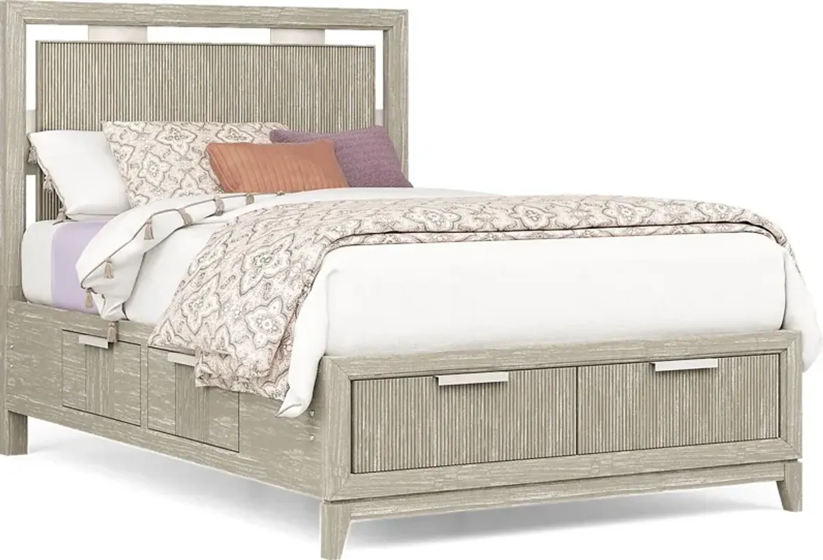 Kids Bellante Jr. 3 Pc Linen Full Storage Bed