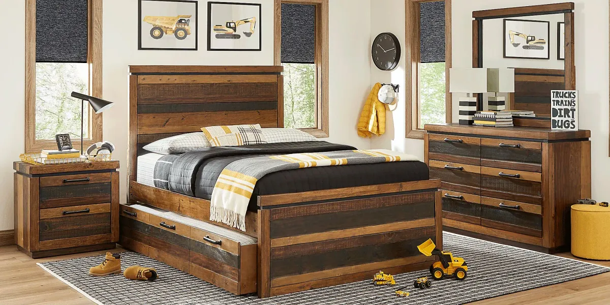 Kids Westover Hills Jr. Brown 3 Pc Full Panel Bed