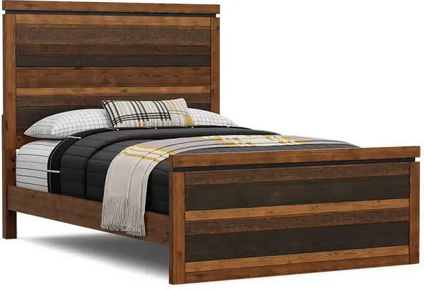 Kids Westover Hills Jr. Brown Full Panel Bed