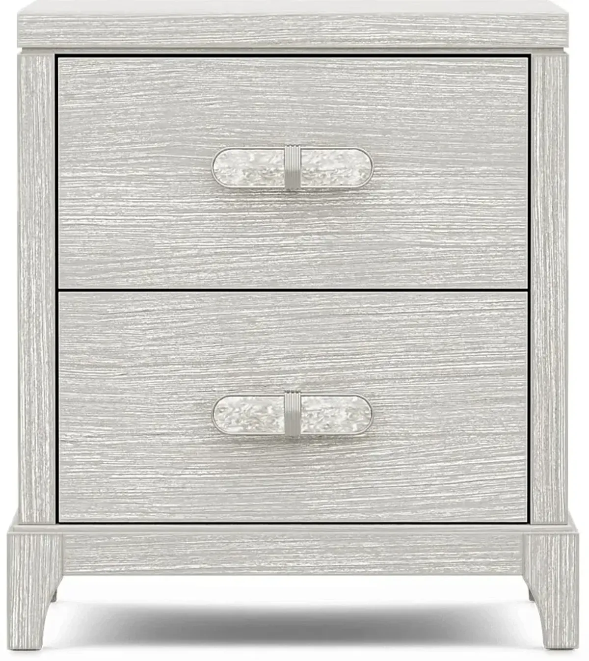 Kids Emilie Rose Wirebrush Gray Nightstand