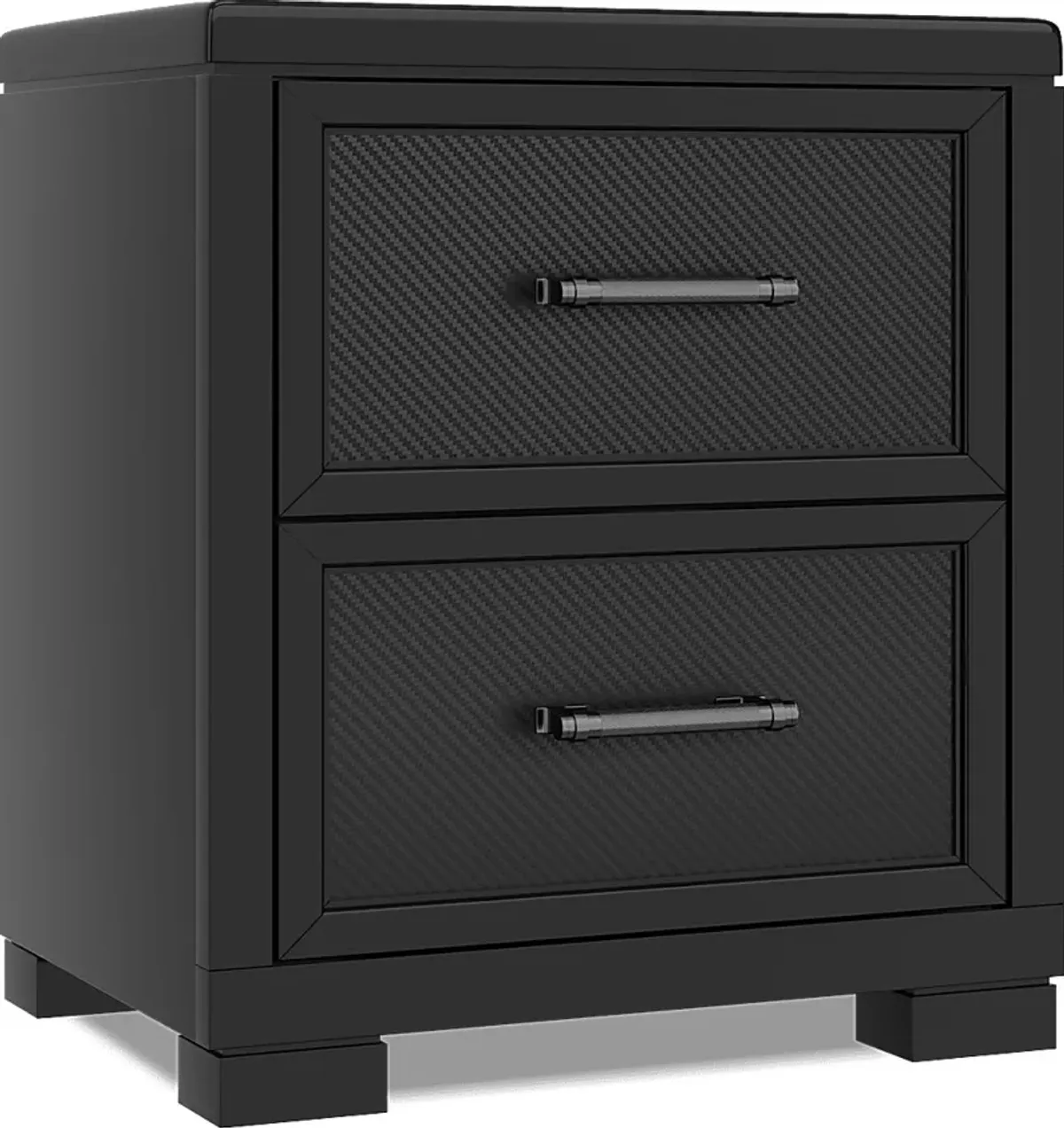 Kids Carbon Optix Black Nightstand