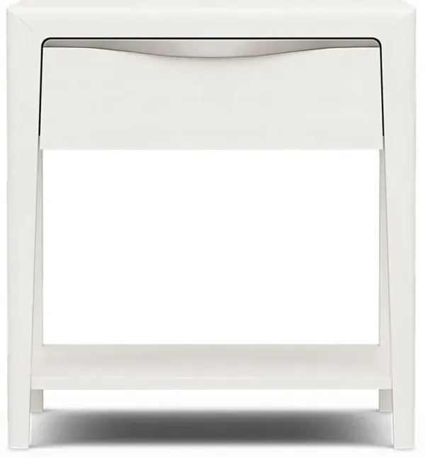 Kids Stardust Pearlized White Nightstand