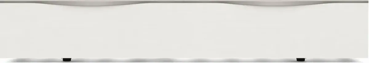 Kids Stardust Pearlized White Twin Trundle