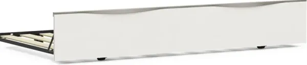 Kids Stardust Pearlized White Twin Trundle