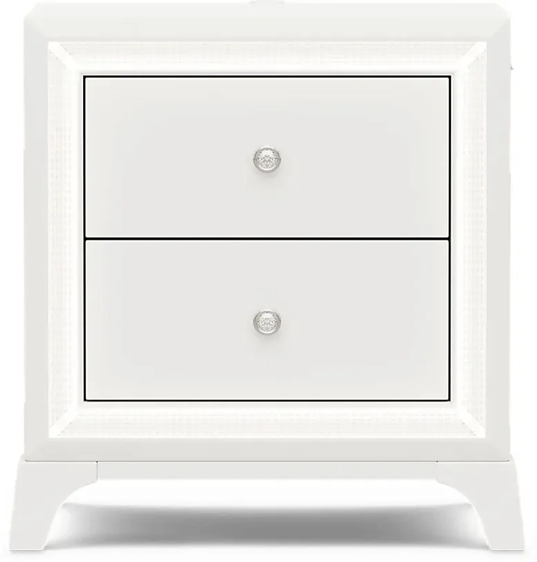 Kids Alyssa White Nightstand