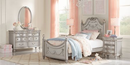 Disney Princess Fairytale Platinum 6 Drawer Dresser
