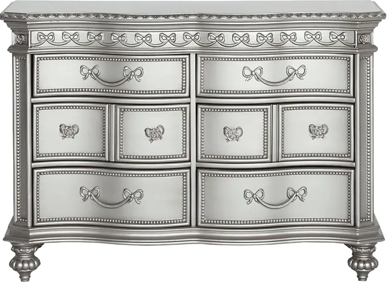Disney Princess Fairytale Platinum 6 Drawer Dresser