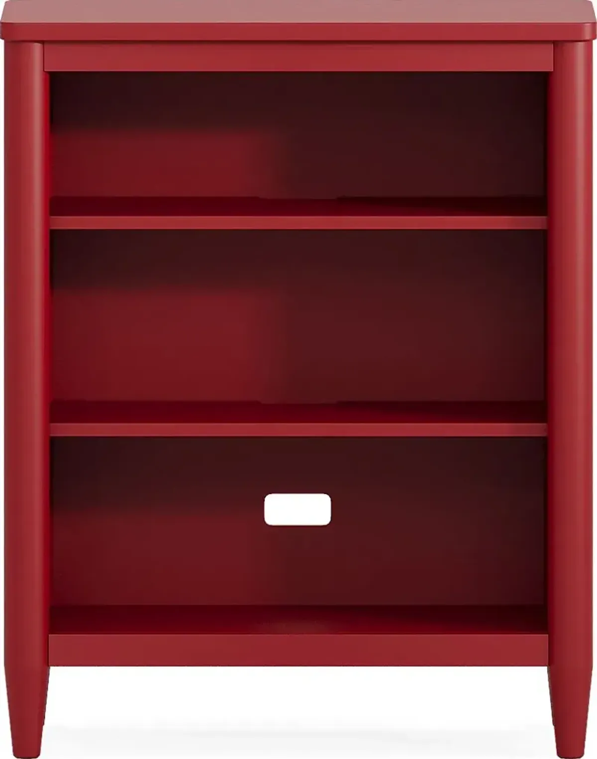 Kids Citypop Red Bookcase