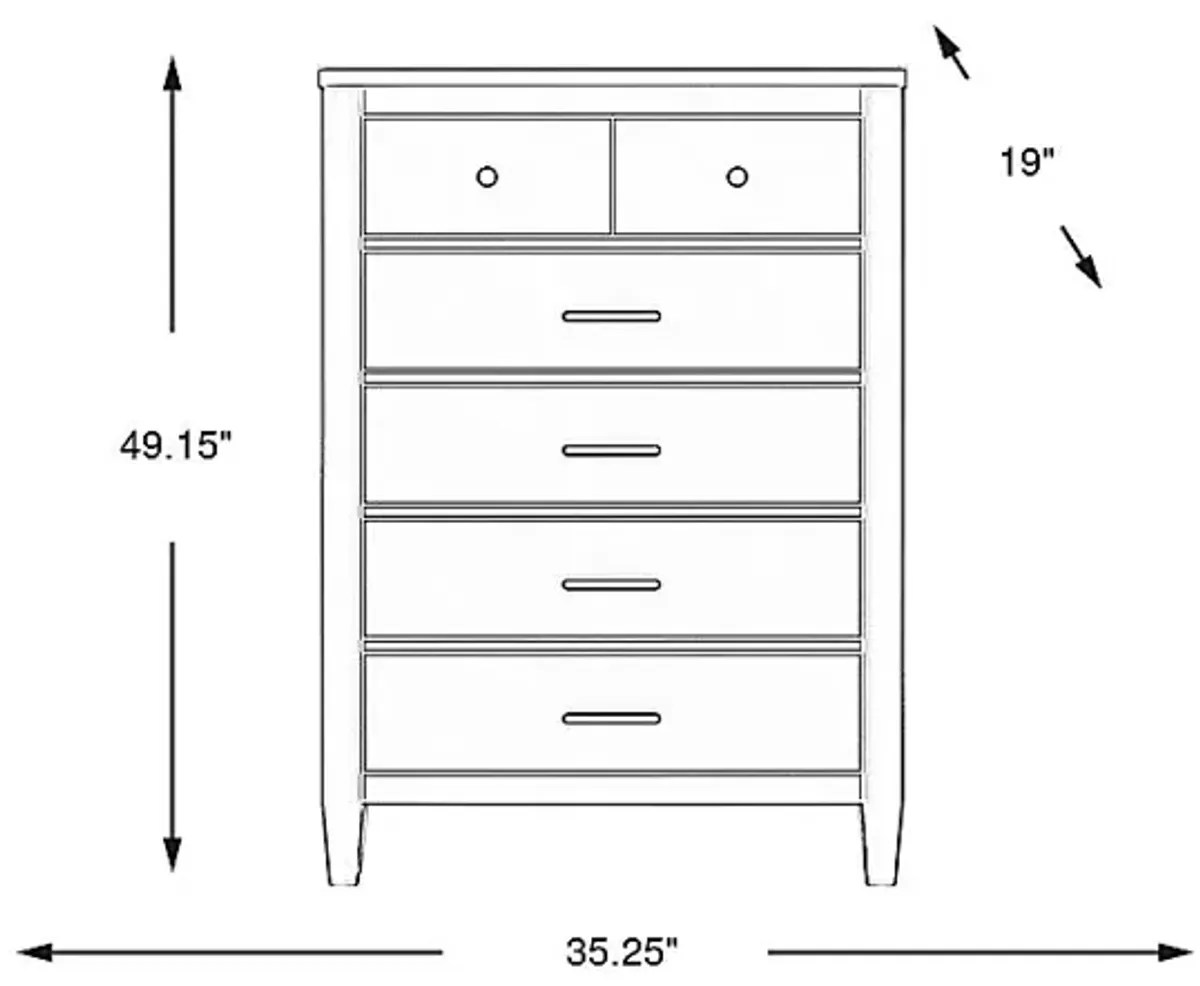 Kids Modern Colors Iron Ore Chest