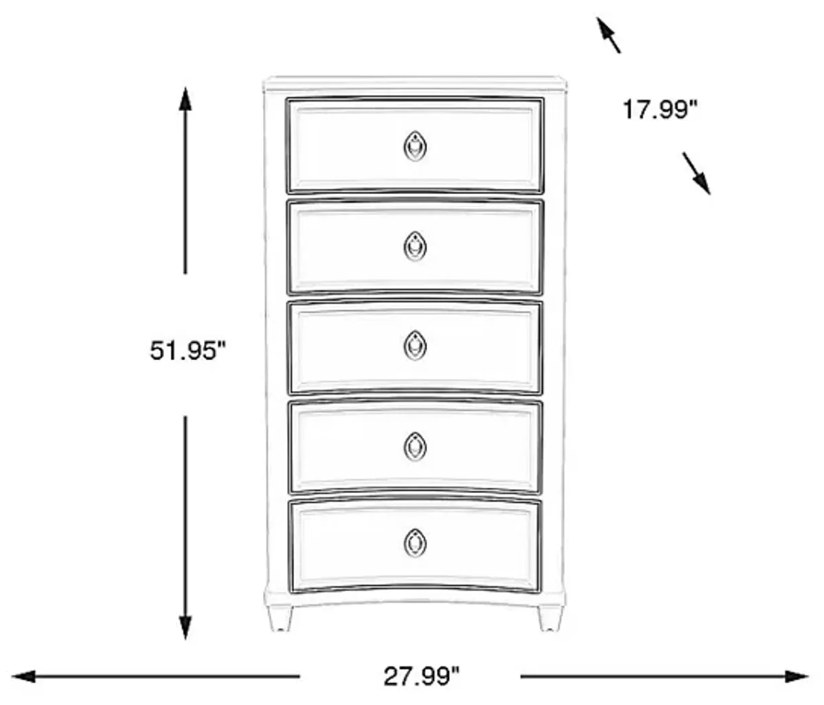 Kids Jaclyn Lane White Chest