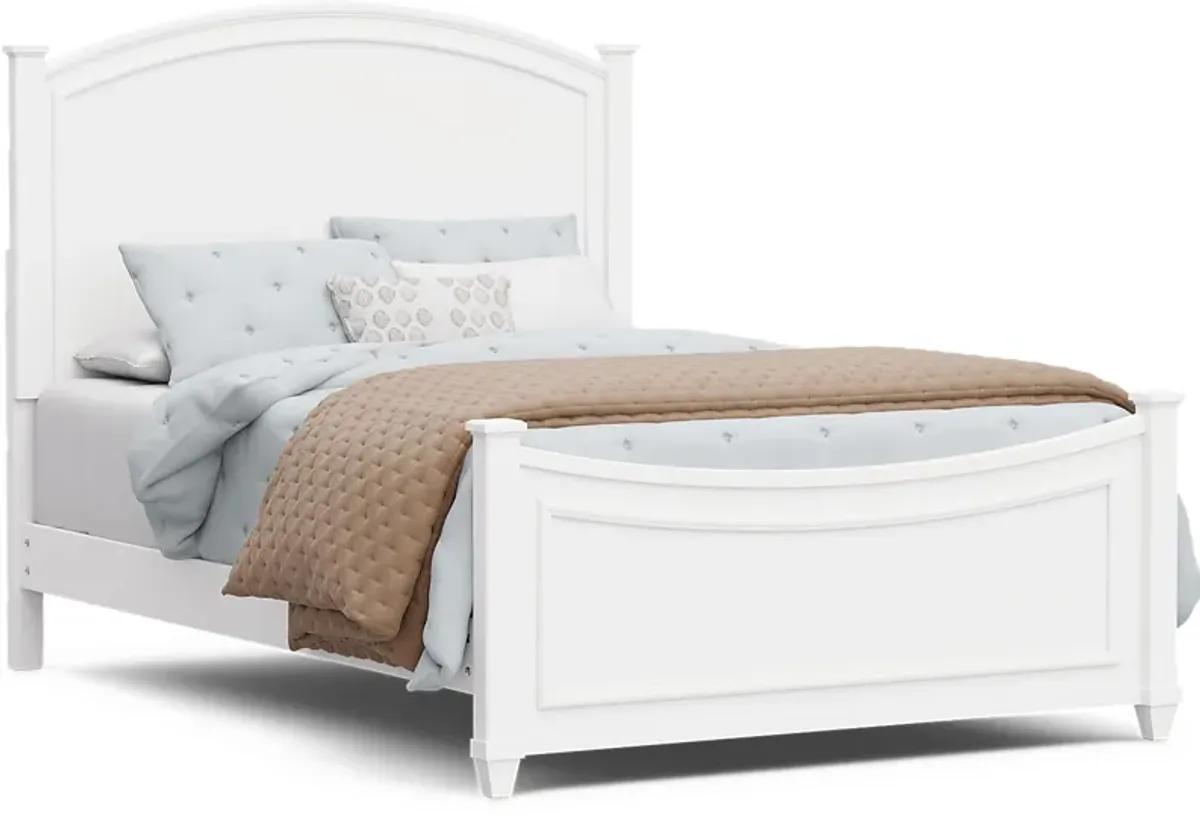 Kids Jaclyn Lane White 5 Pc Full Panel Bedroom