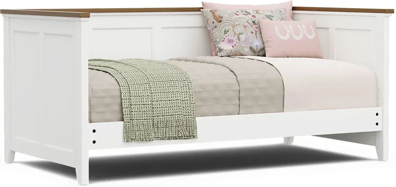 Kids Sugar Hollow White Twin Daybed