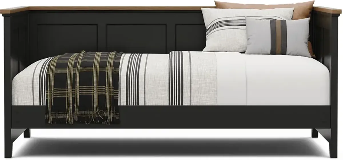 Kids Sugar Hollow Black Twin Daybed