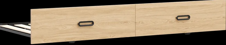 Kids Hidden Hills Light Oak Twin Roll-Out Trundle