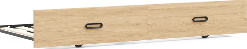 Kids Hidden Hills Light Oak Twin Roll-Out Trundle