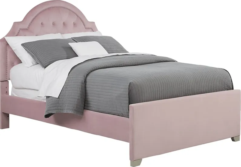 Kids Braelynn Pink 3 Pc Full Upholstered Bed