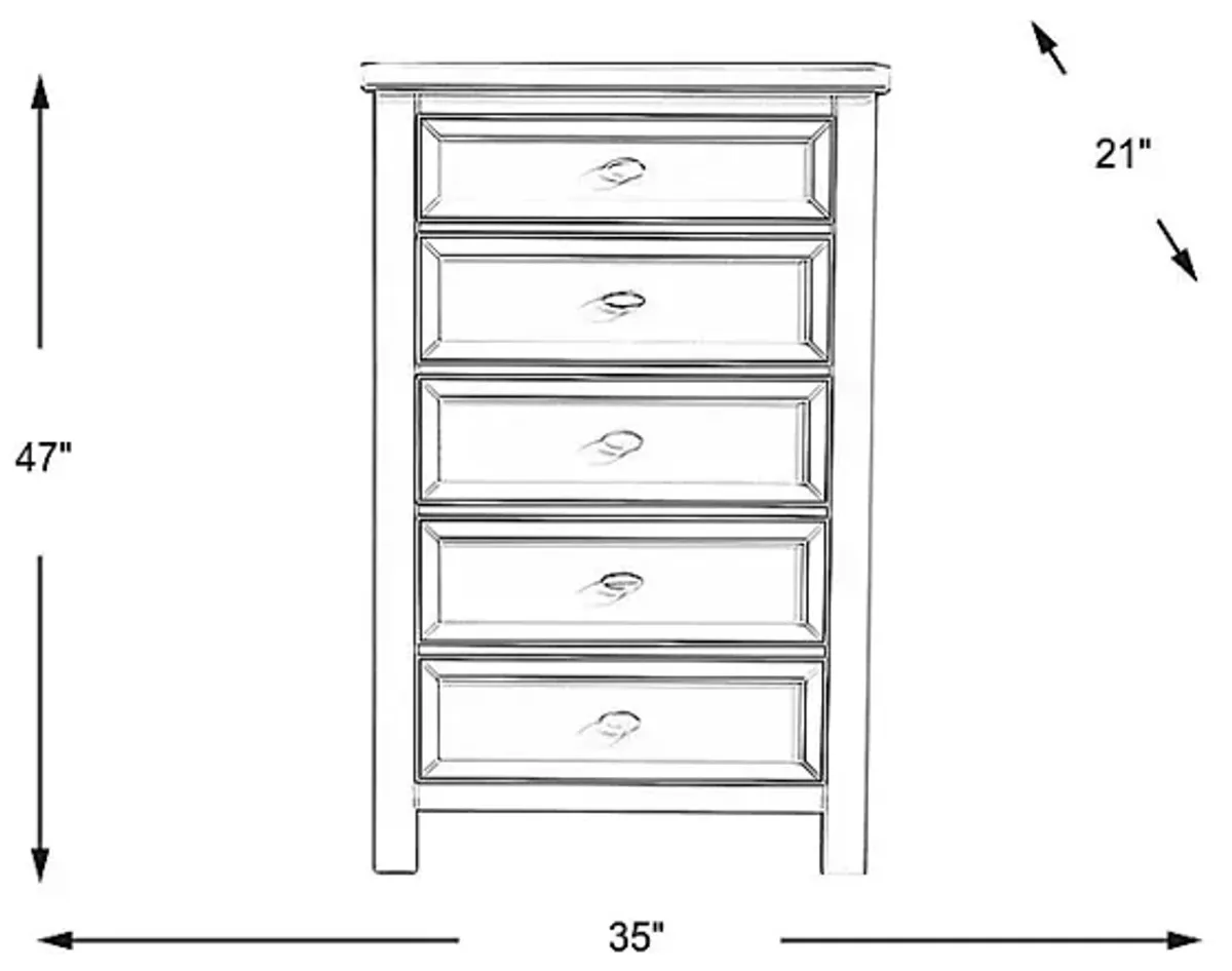 Kids Starry Dreams Gray Chest (Not Art Compatible)