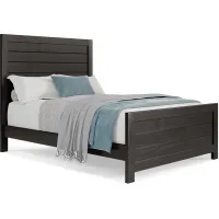 Kids Creekside 2.0 Charcoal 3 Pc Full Panel Bed
