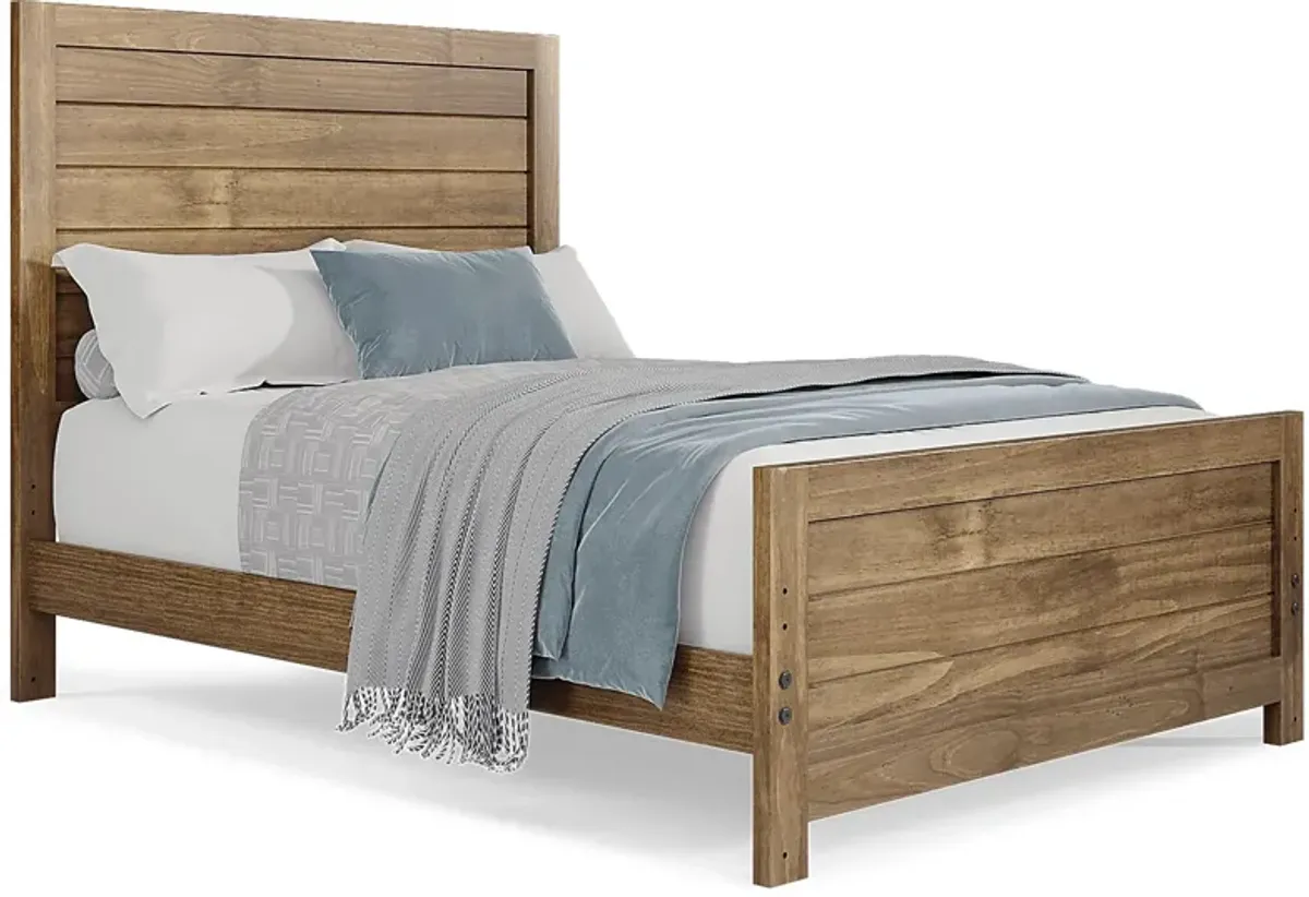 Kids Creekside 2.0 Chestnut 3 Pc Full Panel Bed