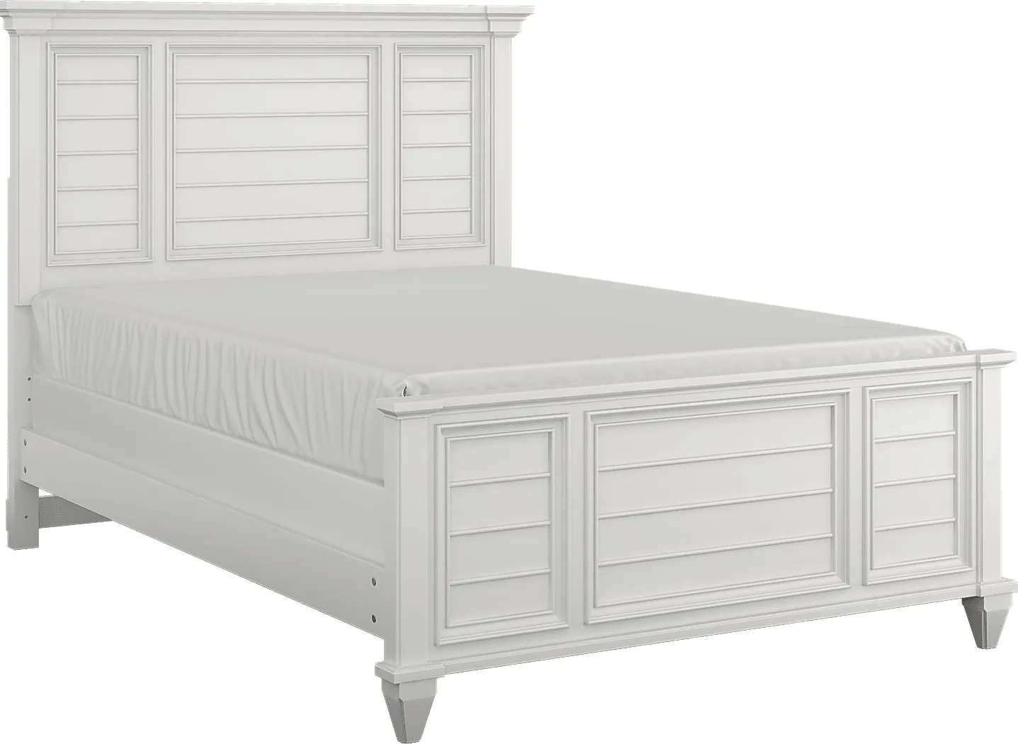 Kids Hilton Head White 3 Pc Full Panel Bed