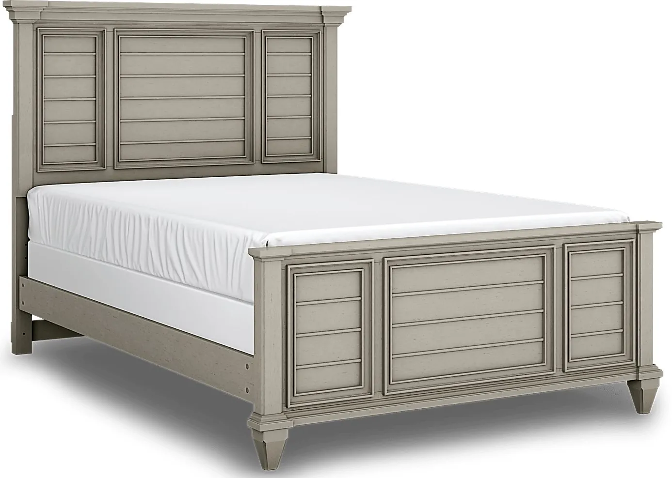 Kids Hilton Head Gray 3 Pc Full Panel Bed