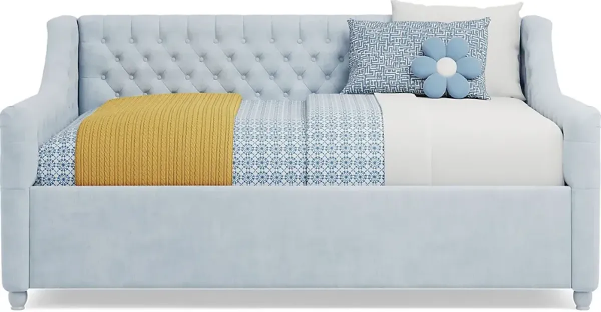 Alena Light Blue Full Daybed