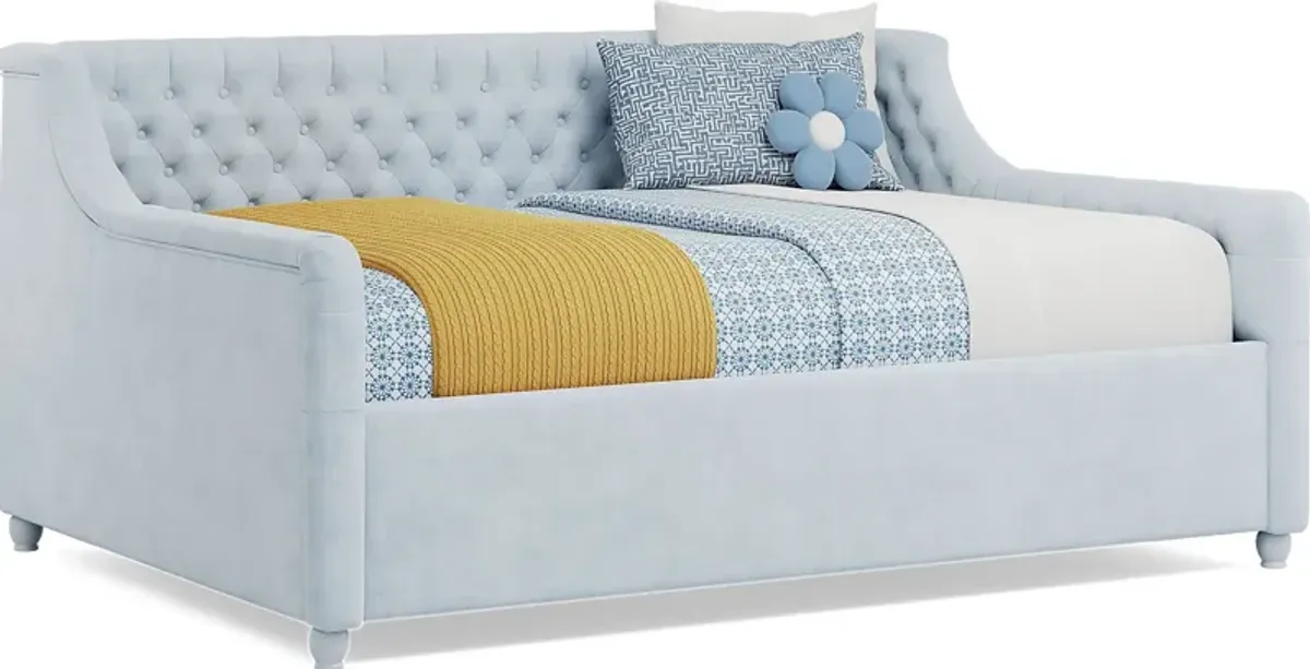 Alena Light Blue Full Daybed