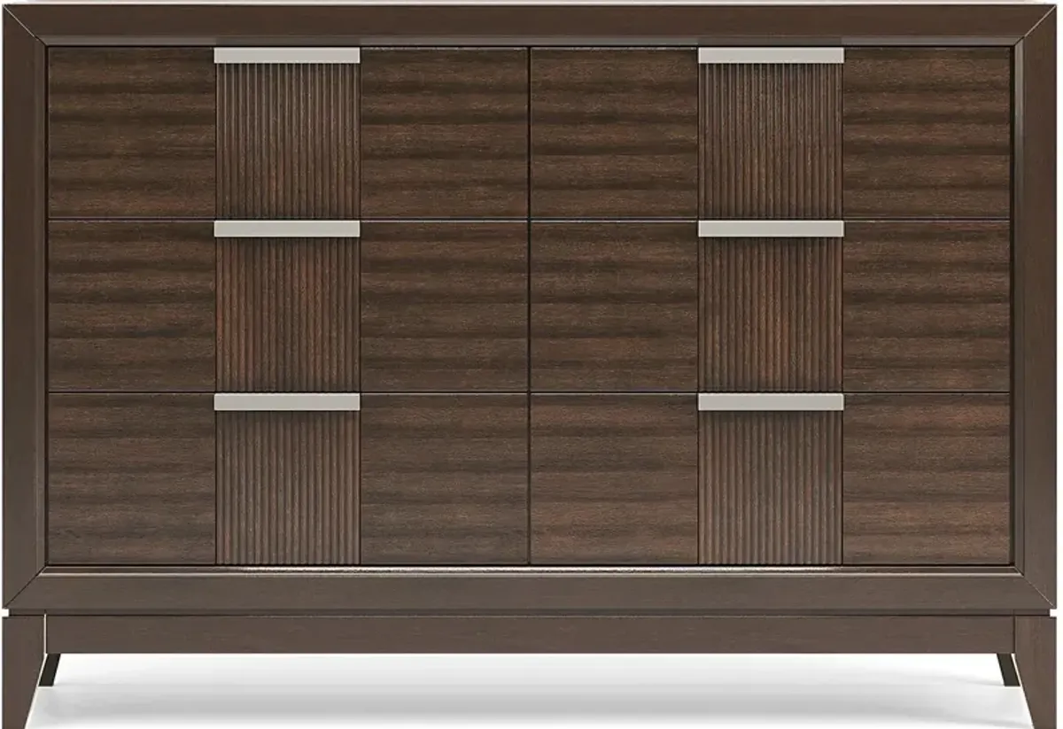 Kids Bellante Jr. 5 Pc Walnut Twin Storage Bedroom