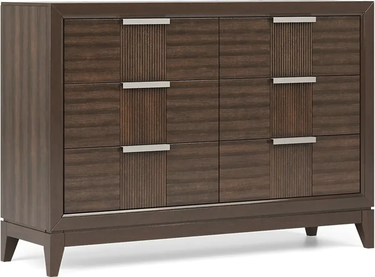 Kids Bellante Jr. 5 Pc Walnut Twin Storage Bedroom