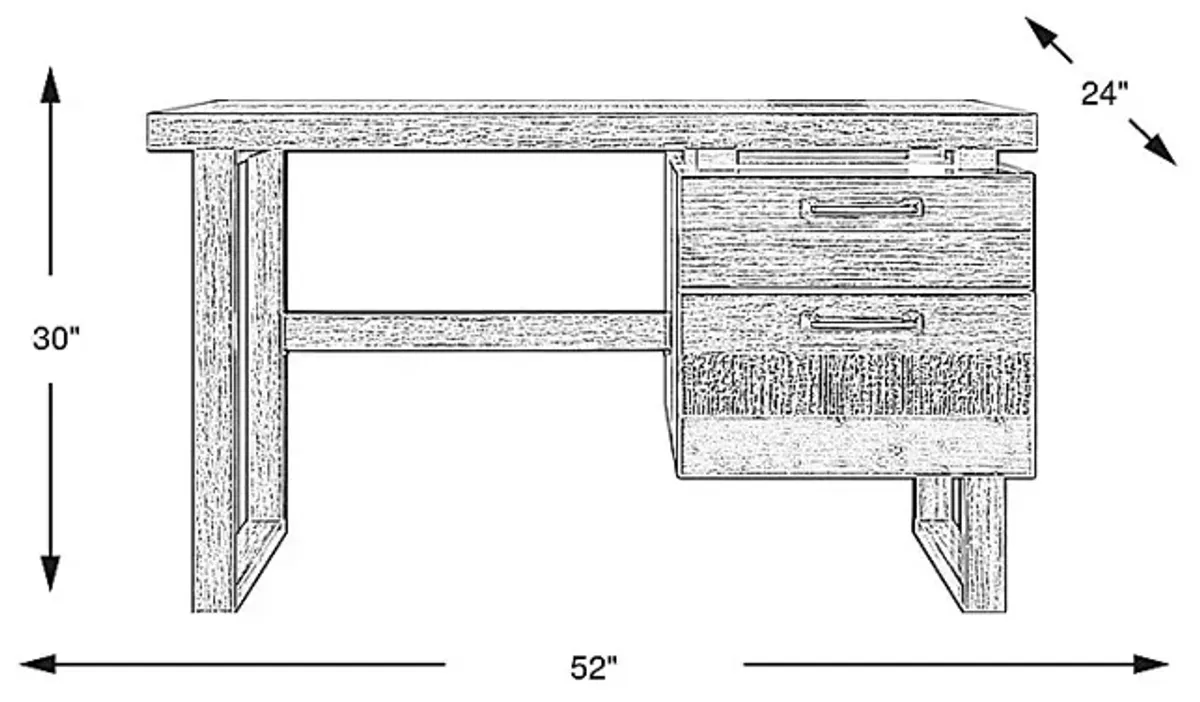 Kids Westover Hills Jr. Gray Desk