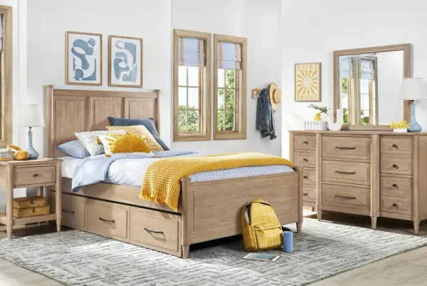 Kids Lindbrook Sand Full Panel Bedroom