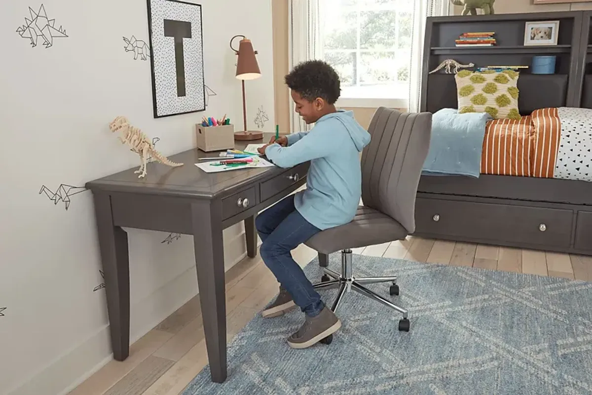 Kids Santa Cruz Gray Desk