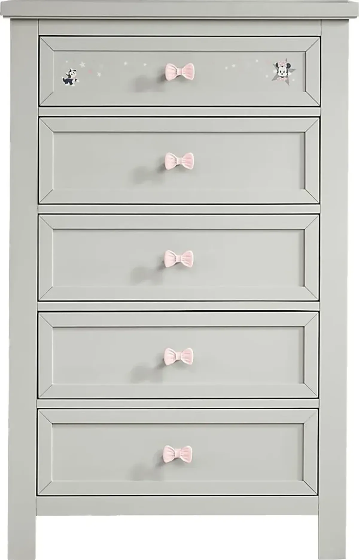 Mickey Mouse and Minnie Mouse Gray Chest with Classic Art